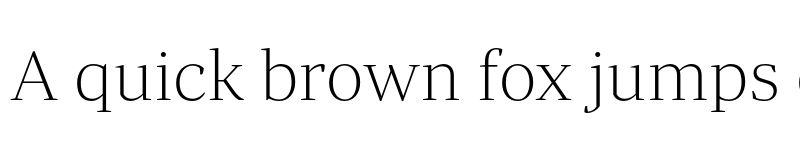 Preview of Periodico Display TRIAL UltraLight font