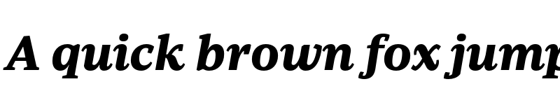 Preview of Periodico Text TRIAL Bold Italic font