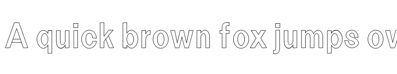 Preview of Perkin Outline font