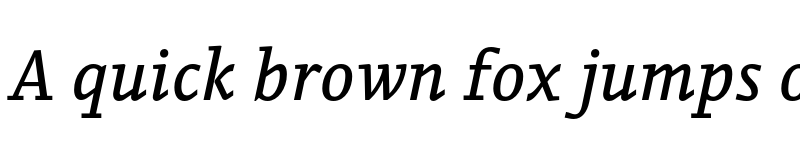 Preview of PermianSlabSerifTypeface Italic font