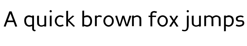 Preview of Perspective Sans Regular font