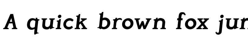 Preview of Perspicacious Italic Bold font