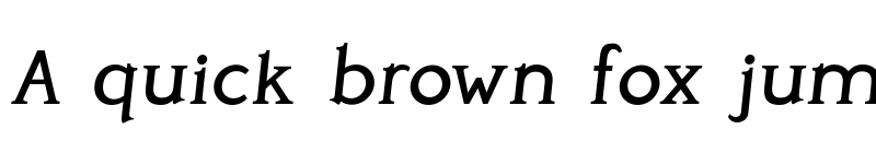 Preview of Perspicacious Italic Medium font