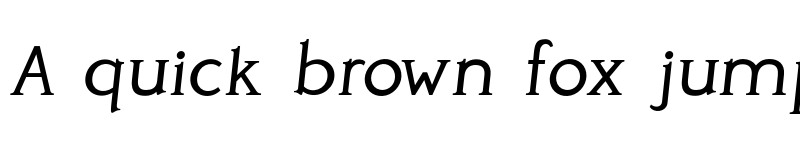 Preview of Perspicacious Italic Regular font