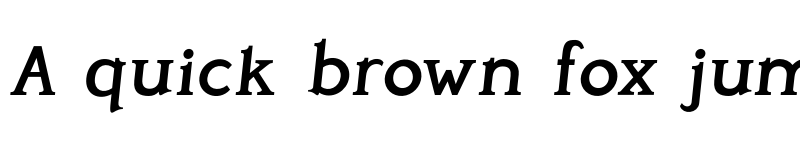 Preview of Perspicacious Italic SemiBold font