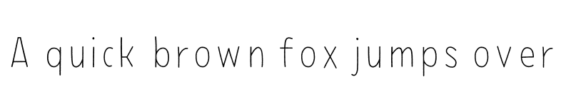 Preview of PestoFresco Thin Rough font