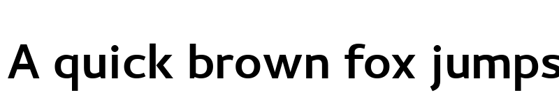 Preview of Petra Sans Bold font