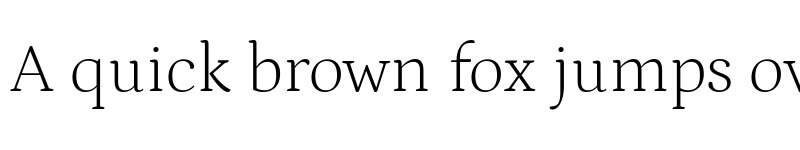 Preview of Petrona ExtraLight font