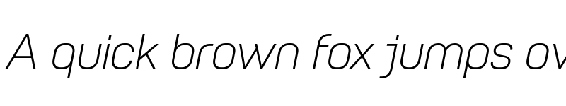 Preview of Petrov Sans Light Italic font