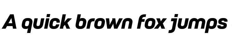 Preview of Petrov Sans-Trial ExtraBold Italic font