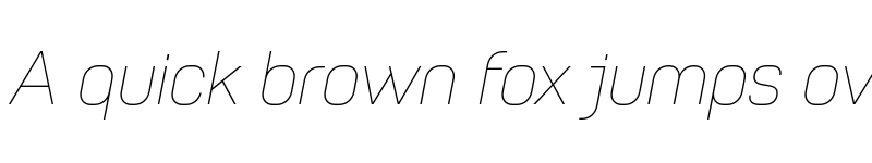 Preview of Petrov Sans-Trial Thin Italic font