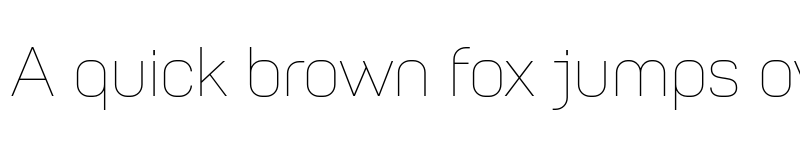 Preview of Petrov Sans-Trial Thin font