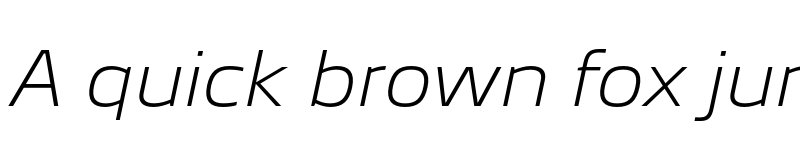 Preview of Peugeot New Light Italic font