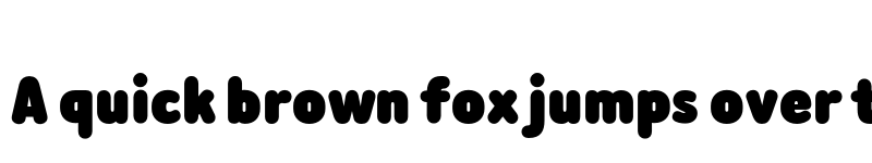 Preview of PF Aljamal ExtraBold font