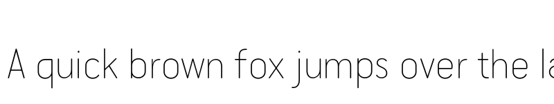 Preview of PF Aljamal XThin font