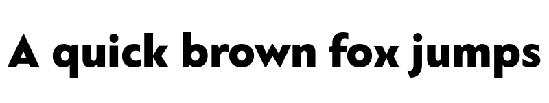 Preview of PF Bague Sans Pro Black font