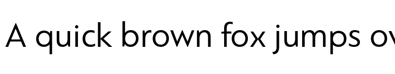 Preview of PF Bague Sans Pro Regular font