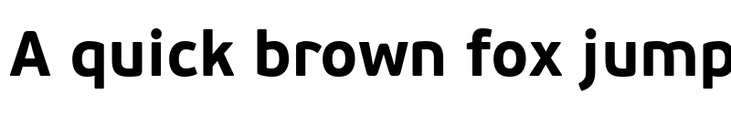 Preview of PF BeauSans Pro Bold font