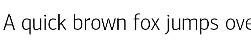 Preview of PF Centro Sans Pro Light font