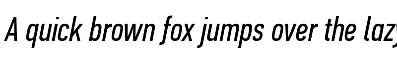 Preview of PF Din Text Comp Pro Italic font