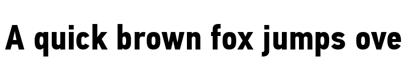 Preview of PF DIN Text Cond Pro Bold font