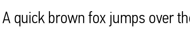 Preview of PF DIN Text Cond Pro Light font