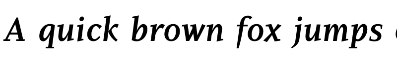 Preview of PF Diplomat Bold Italic font