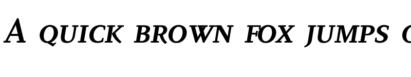 Preview of PF Diplomat SCapsOsF Bold Italic font