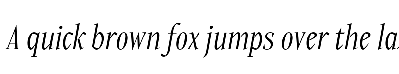 Preview of PF Expo Light Italic font