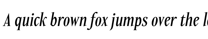 Preview of PF Expo Medium Italic font