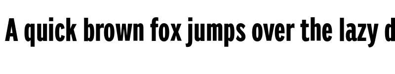 Preview of PF Grand Gothik Compressed Bold font