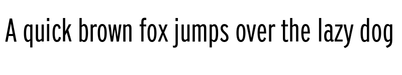 Preview of PF Grand Gothik Compressed Light font