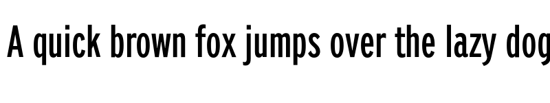 Preview of PF Grand Gothik Compressed Regular font