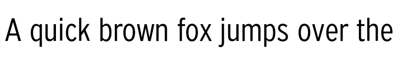 Preview of PF Grand Gothik Condensed Light font