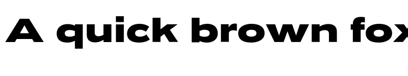 Preview of PF Grand Gothik Extended Black font