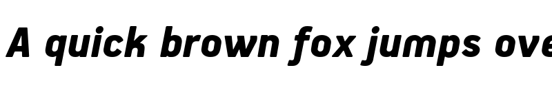 Preview of PF Handbook Pro Black Italic font