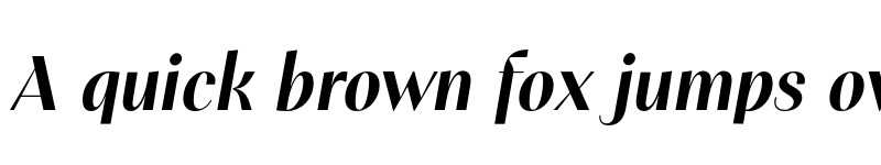 Preview of PF Marlet Display Bold Italic font