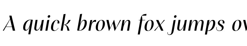 Preview of PF Marlet Display Italic font