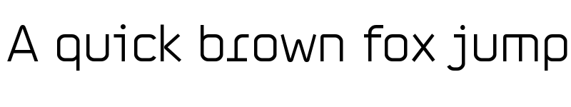 Preview of PF SectorA Light font