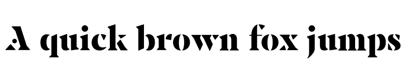 Preview of PF Spine Display font