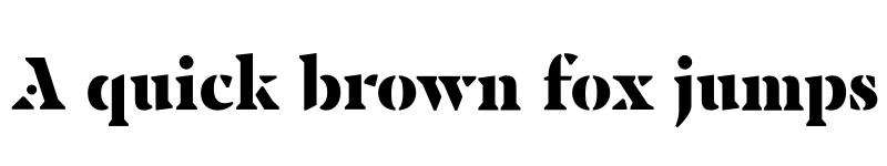 Preview of PF Spine Regular font