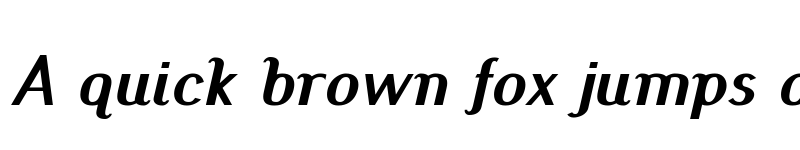 Preview of Pfennig BoldItalic font