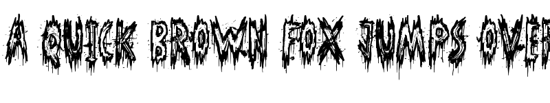 Preview of Phantom Ghost Regular font