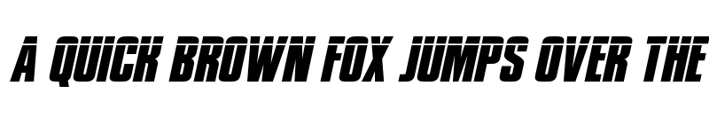 Preview of Phenomicon Laser Italic Regular font