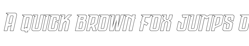 Preview of Phoska Dangers Oblique Outline font