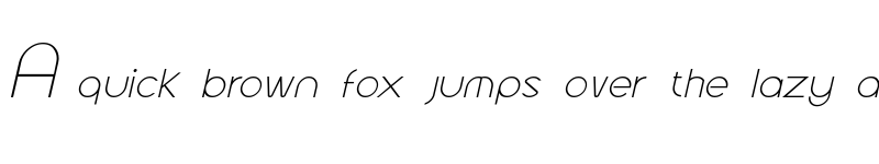 Preview of Picanoudes Italic font