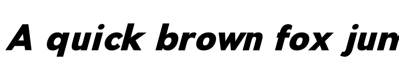 Preview of Pier Sans Black Italic font