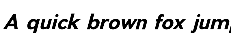 Preview of Pier Sans Bold Italic font