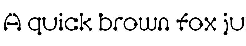 Preview of pierced Regular font