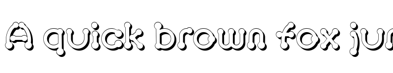 Preview of pierced tree-d font